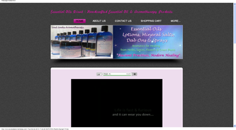 Soul Soaks Aromatherapy website - hand blended essential oils for a better life